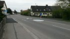 Querungshilfe Augsburger Straße mit Blick in Richtung Ort<br><small>Hans Brendle</small>