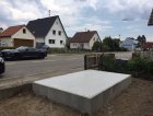 Fertiges Fundament Bushaltestelle<br><small>Ralf König</small>