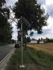Geschwindigkeitswarnanlage am Ortseingang von Roßhaupten<br><small>Ralf König</small>